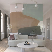 Textured look, calming Modern Pastel art for your home.