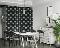 Premium Luxe Palms wallpaper, opulent style, sophisticated decoration material.
