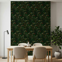 Botanical artwork inspired by nighttime shadows and cool evening light.