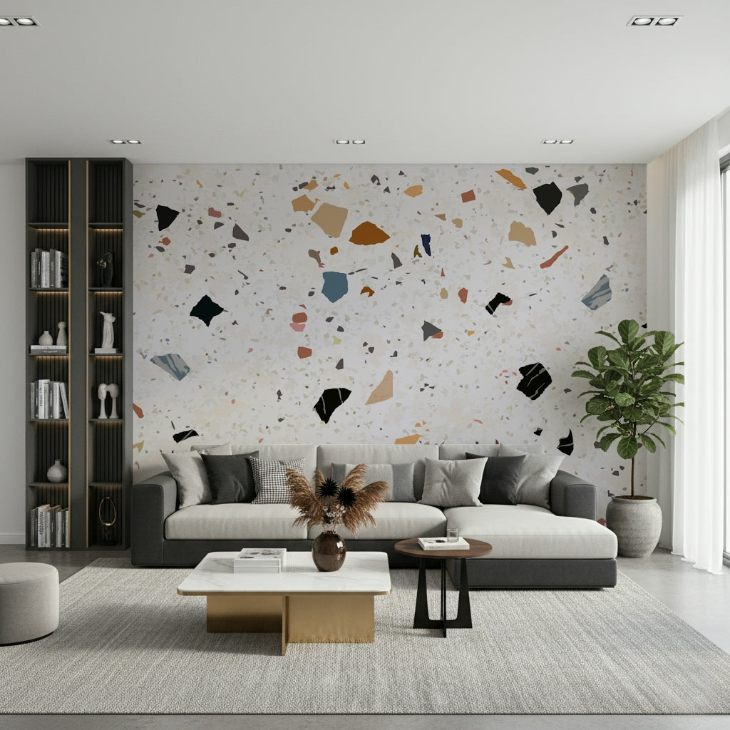 Authentic Chic Marble wallpaper for walls, sophisticated design.