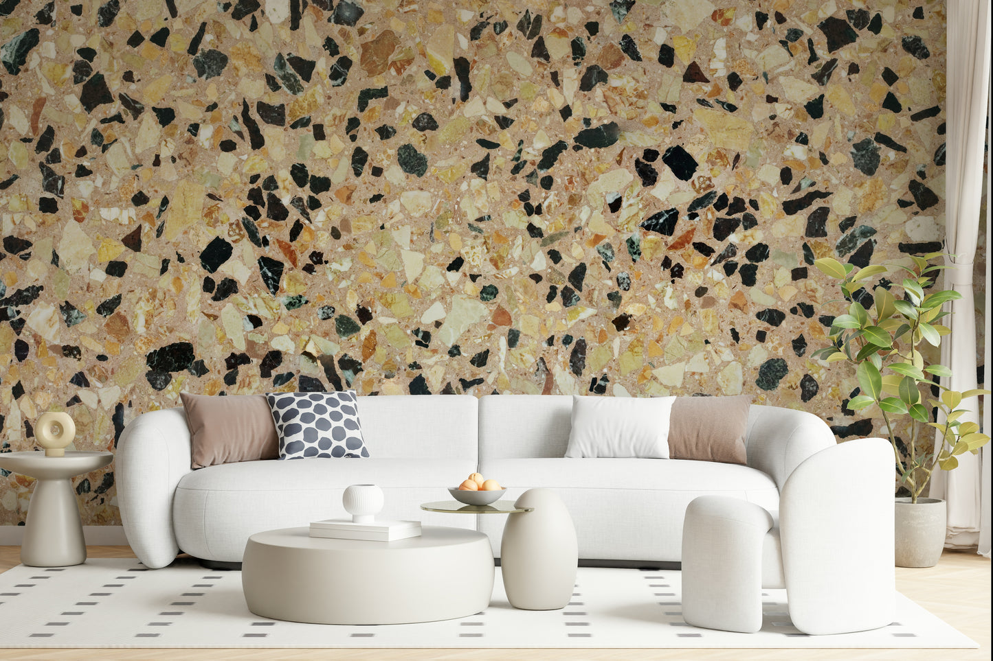 Natural Earth Stone composite decorative wallpaper.
