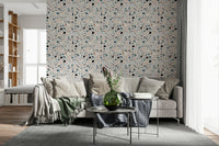 Fun confetti Multicolour wall mural playful interior accent.