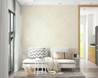 Diagonal V-shape Beige Chevron wallpaper for walls, elegant backdrop.