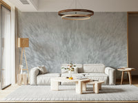 Winter scene mural, dense pine Canopy, beautiful natural wallpaper, cold aesthetic.