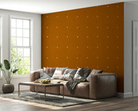 Rich terracotta brown Terracotta Texture wallpaper minimalist scattered cream squares