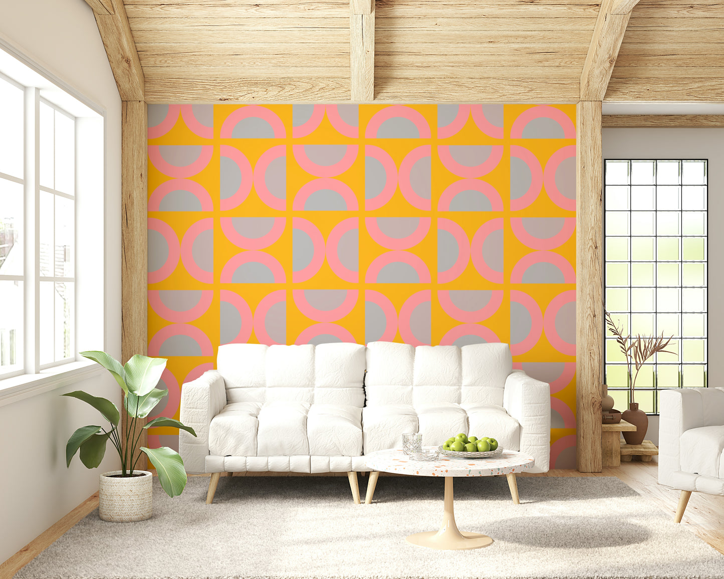 Semi-Circle Pop Wall Mural