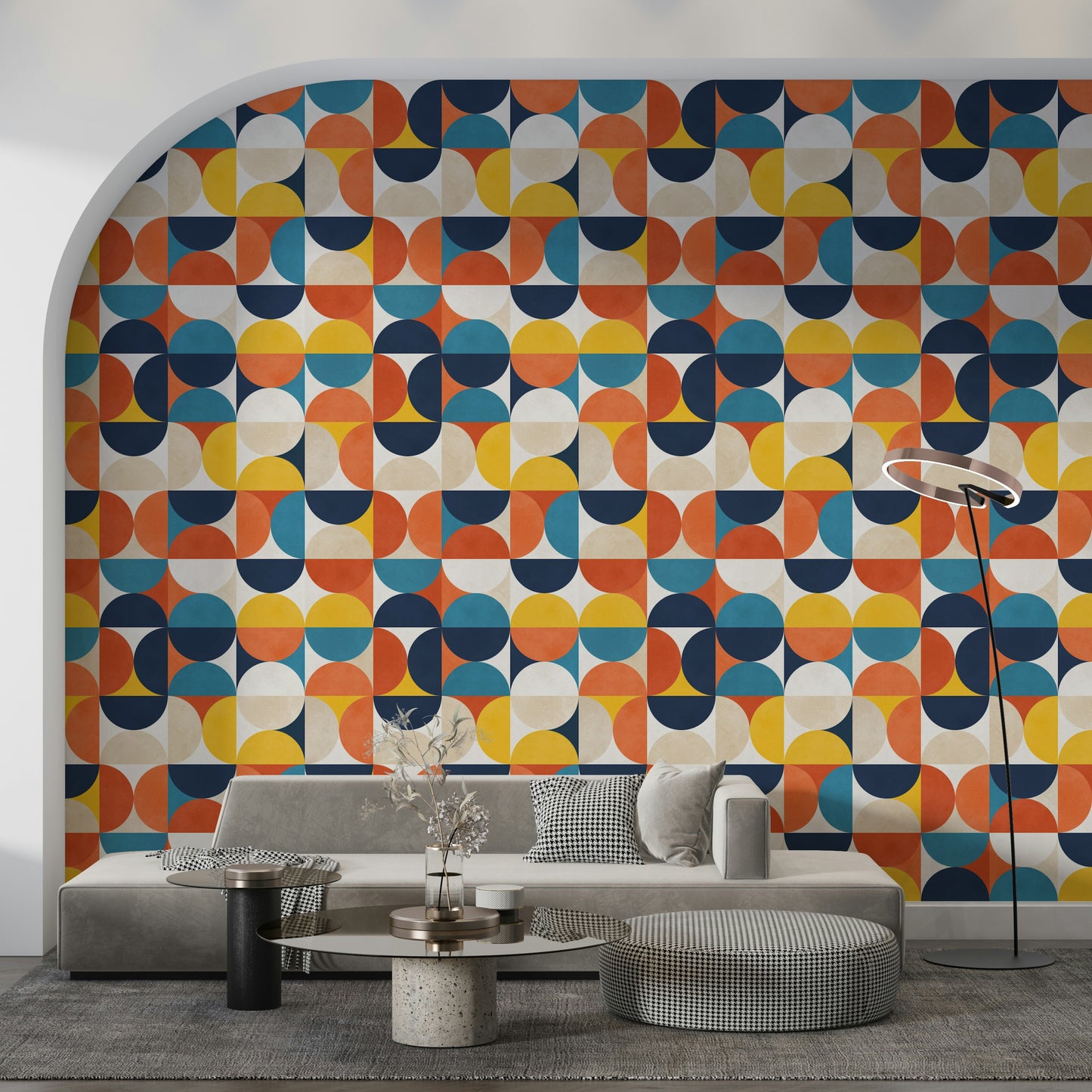 Contemporary Modern Harmony interior wall paper.