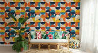 Modern Harmony colorful room backdrop surface wallpaper