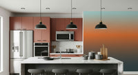 Peaceful gradient art, this Dusk Horizon interior design wallpaper.