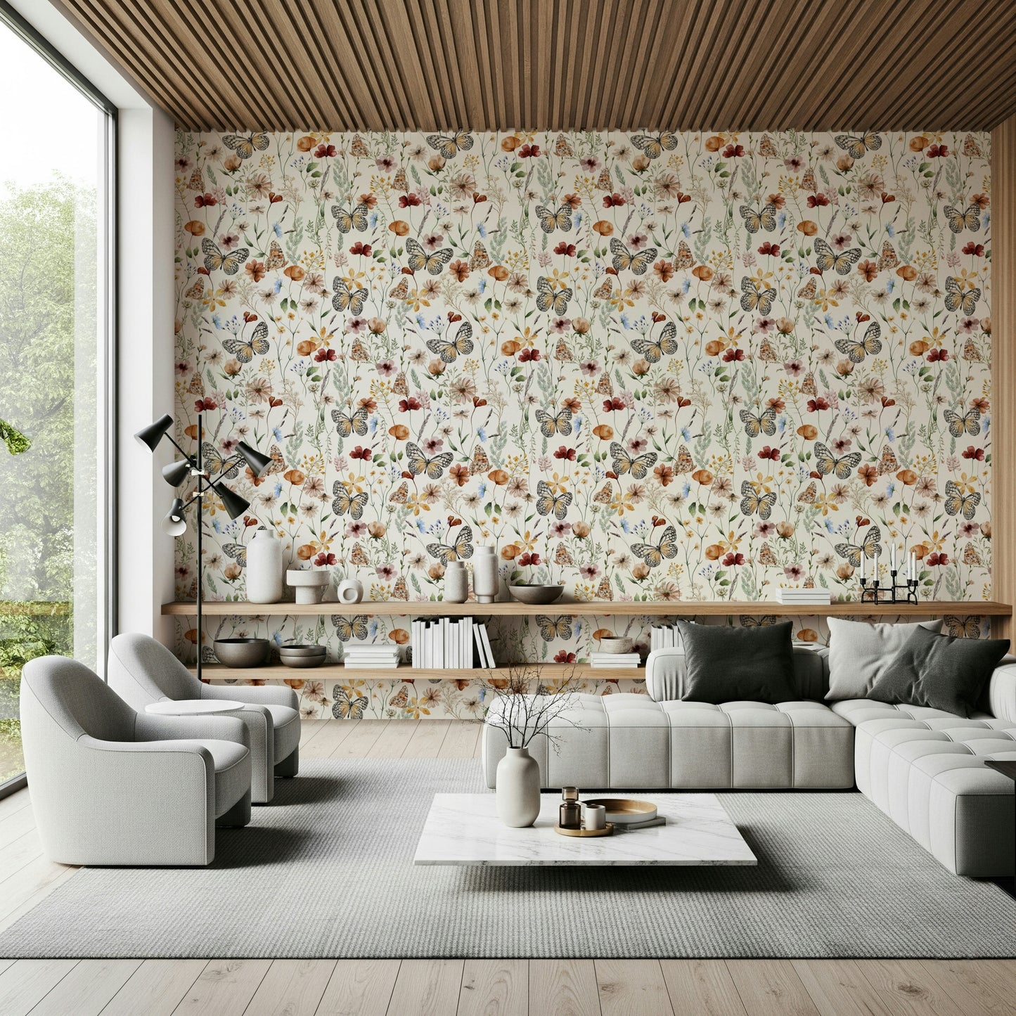 Meadow Butterflies Wallpaper⁠