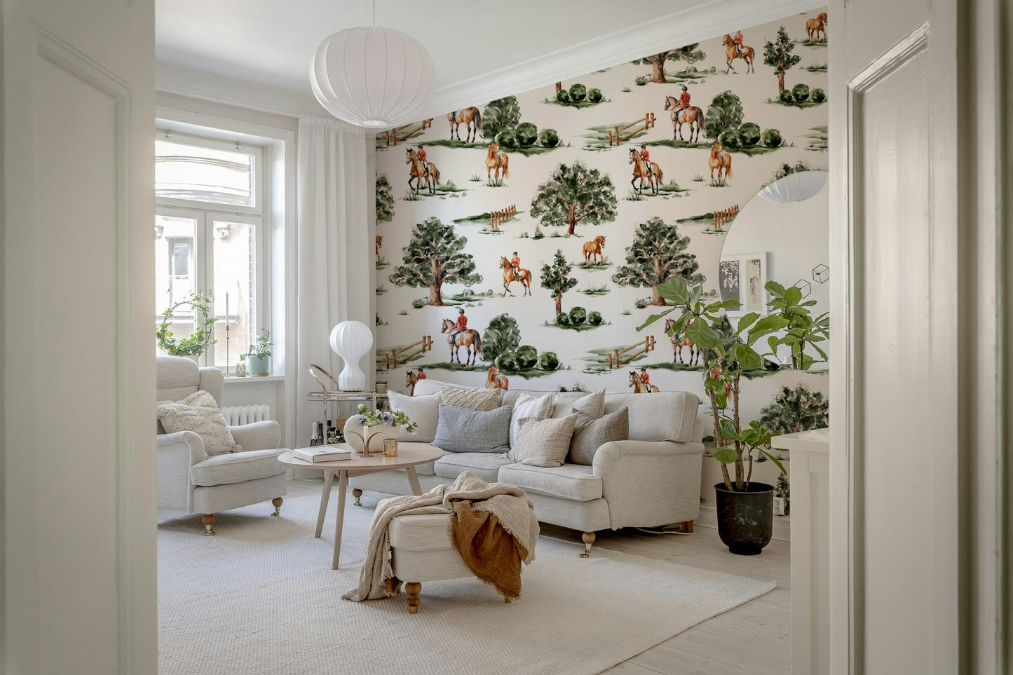 Riding in the Country Wallpaper⁠