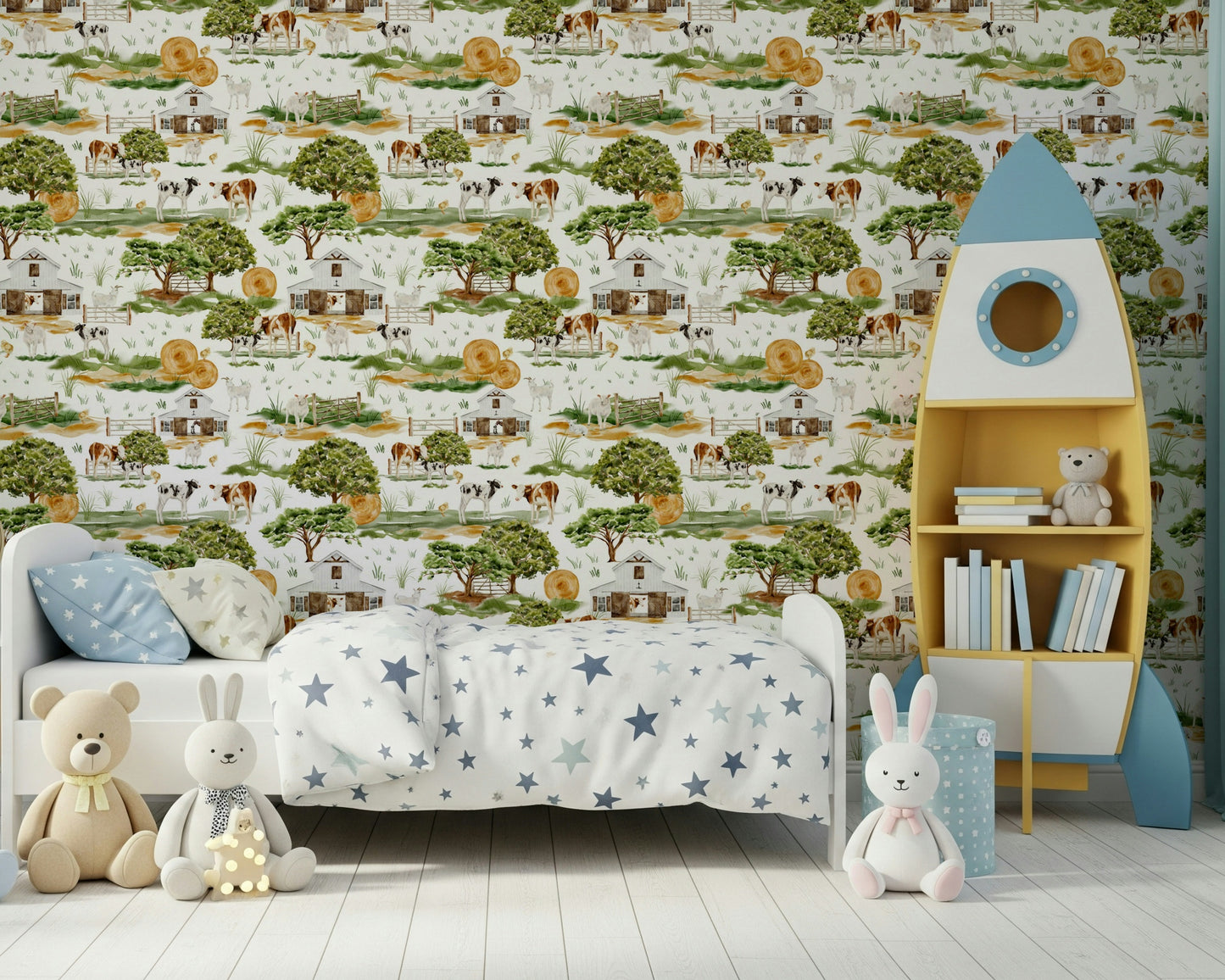 Farmhouse Charm Wallpaper⁠