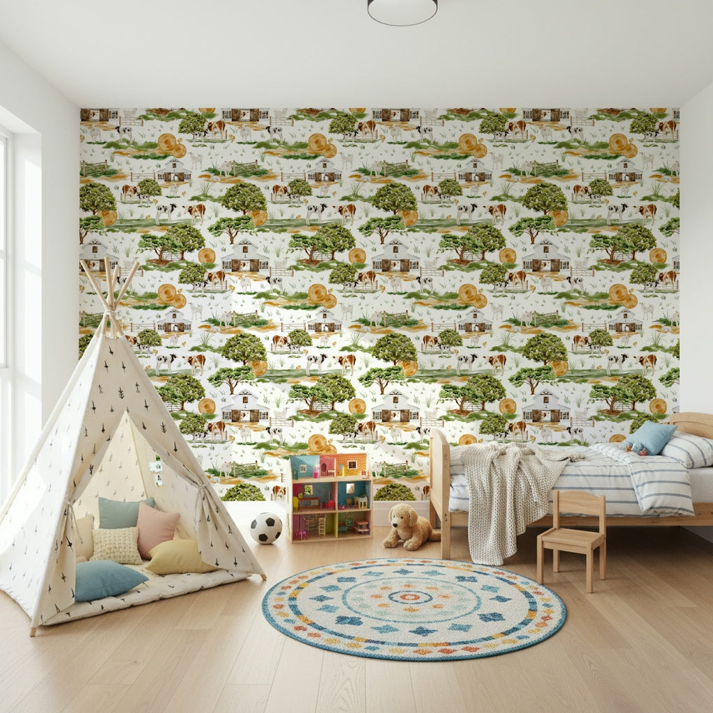 Farmhouse Charm Wallpaper⁠