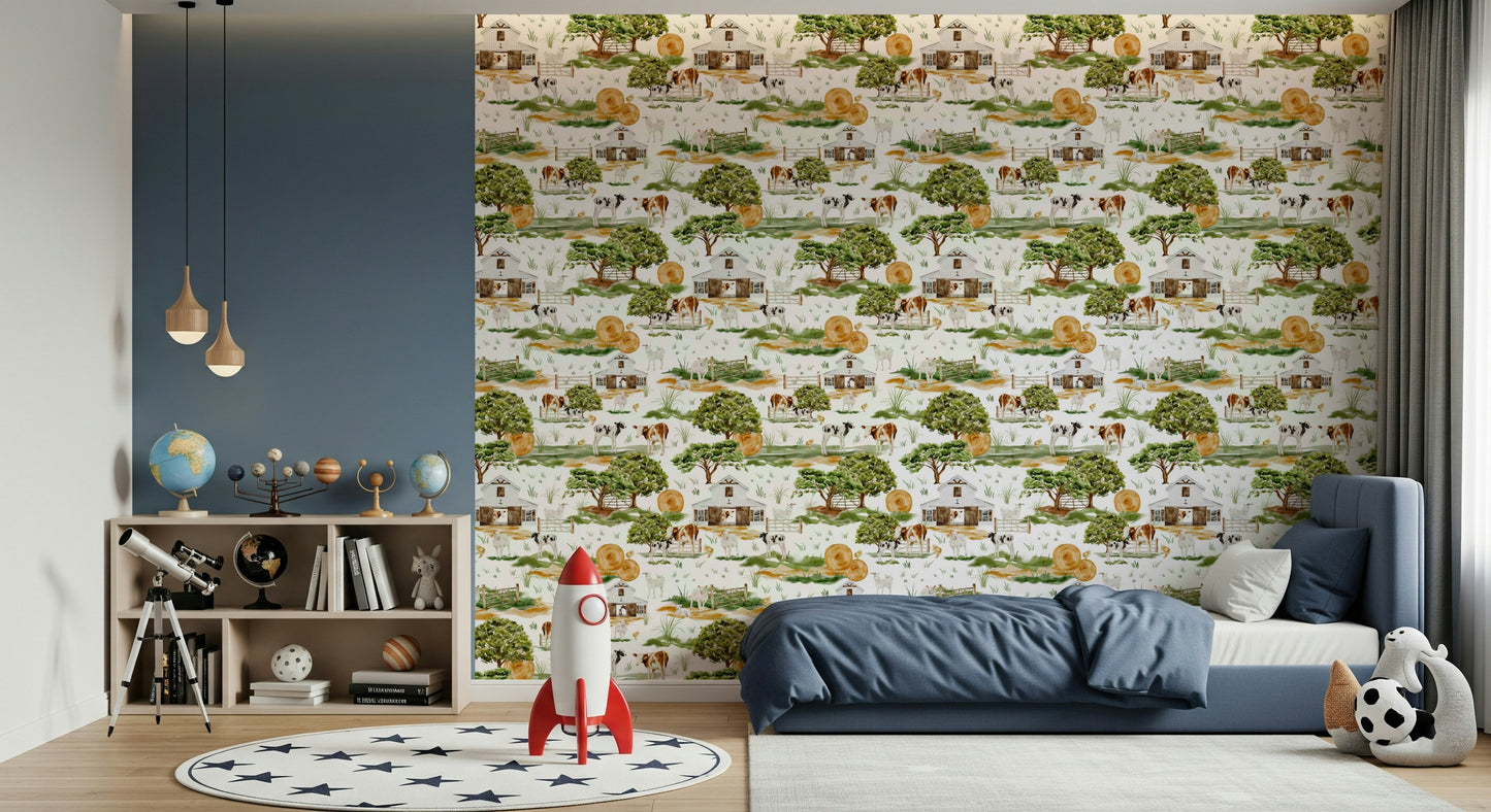 Farmhouse Charm Wallpaper⁠