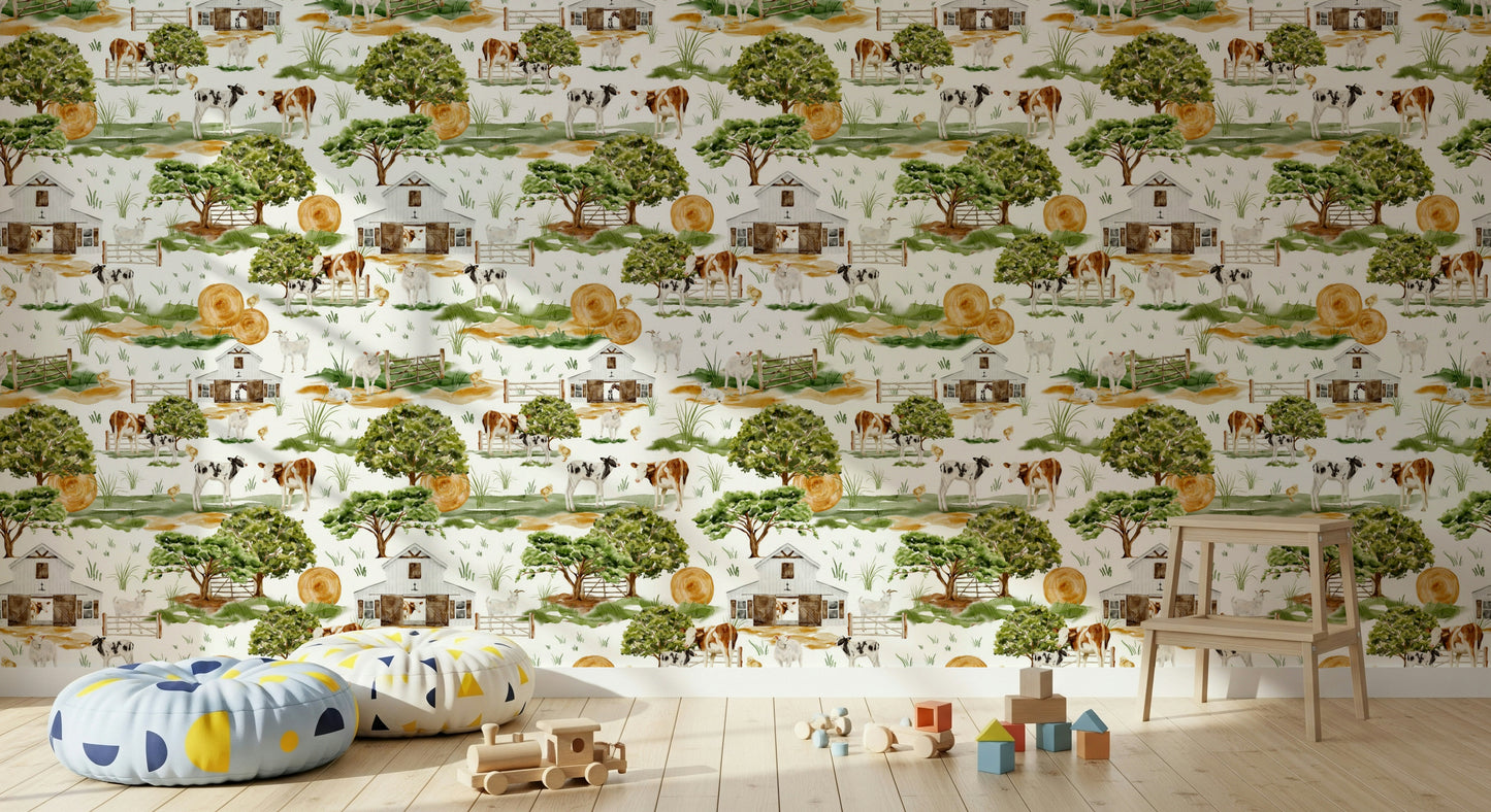 Farmhouse Charm Wallpaper⁠