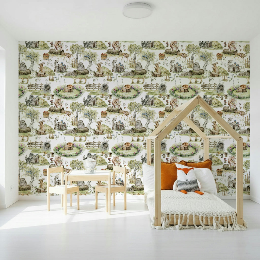 Watercolor Woods Wallpaper⁠