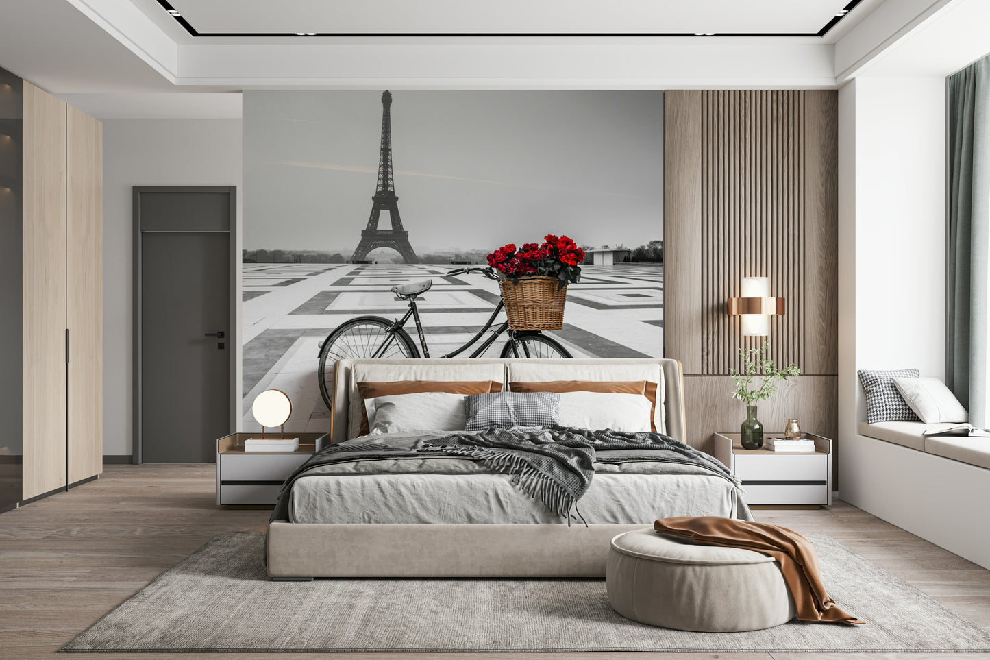 Parisian Love Story Wall Mural