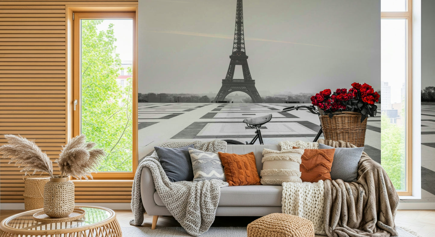 Parisian Love Story Wall Mural