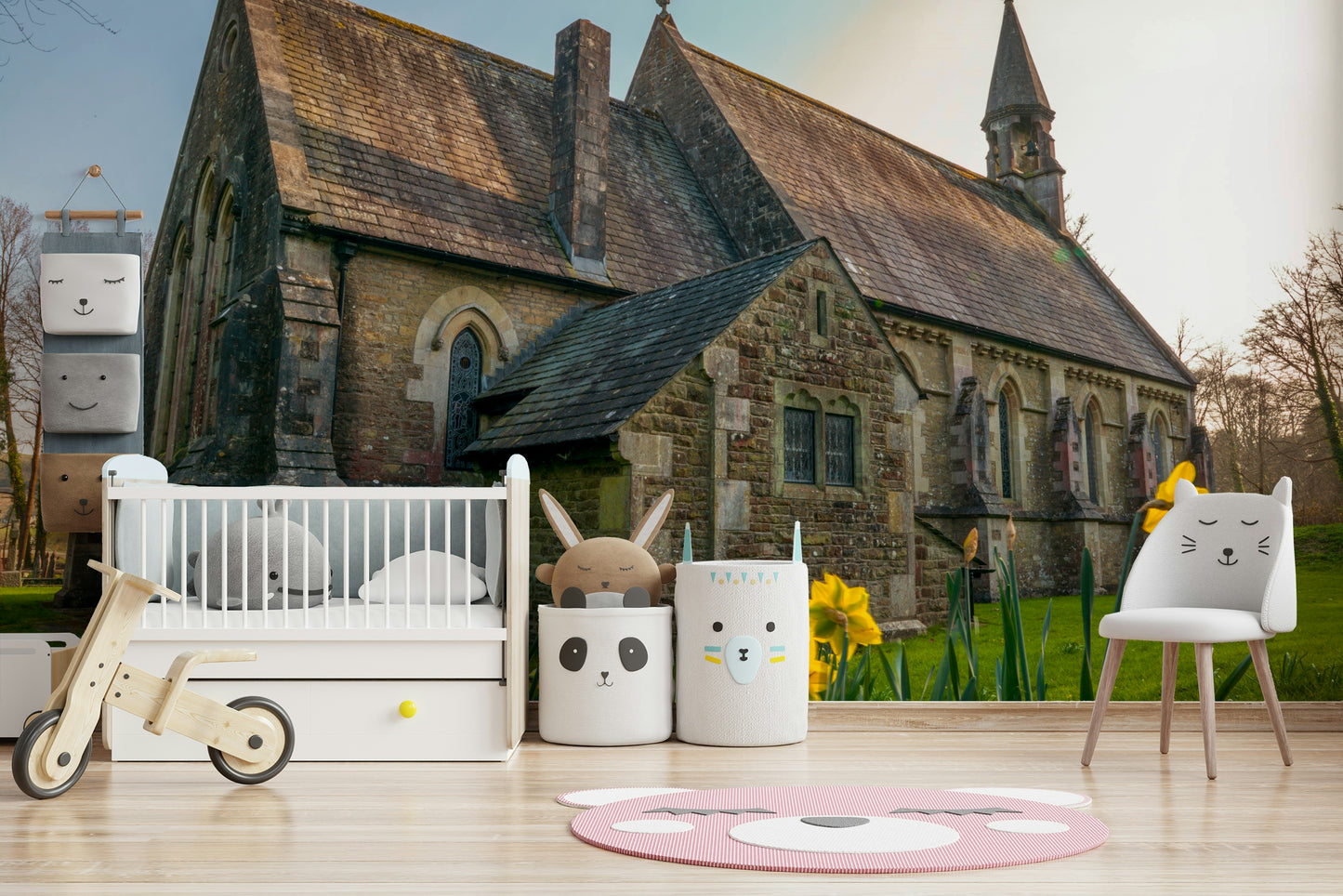 Golden Daffodils Wall Mural