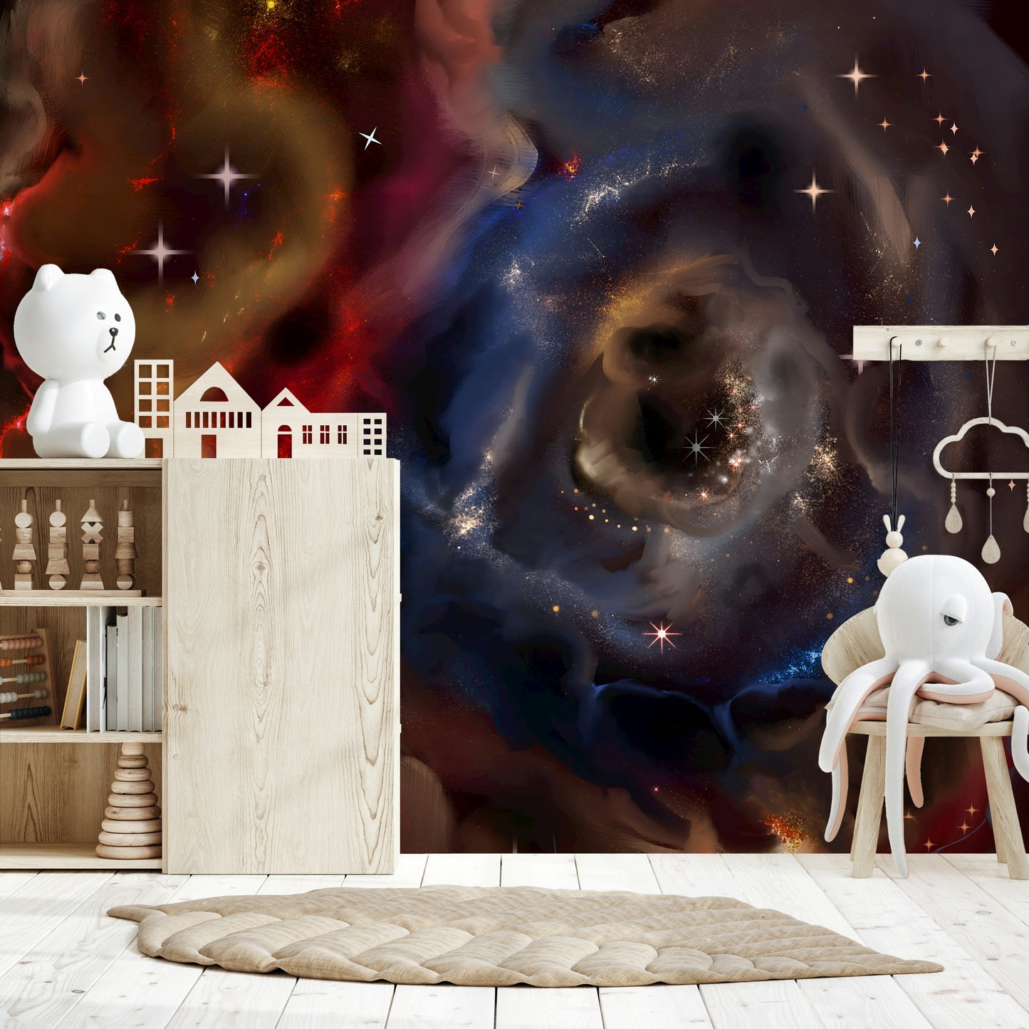 Nebulae Cascade Wall Mural