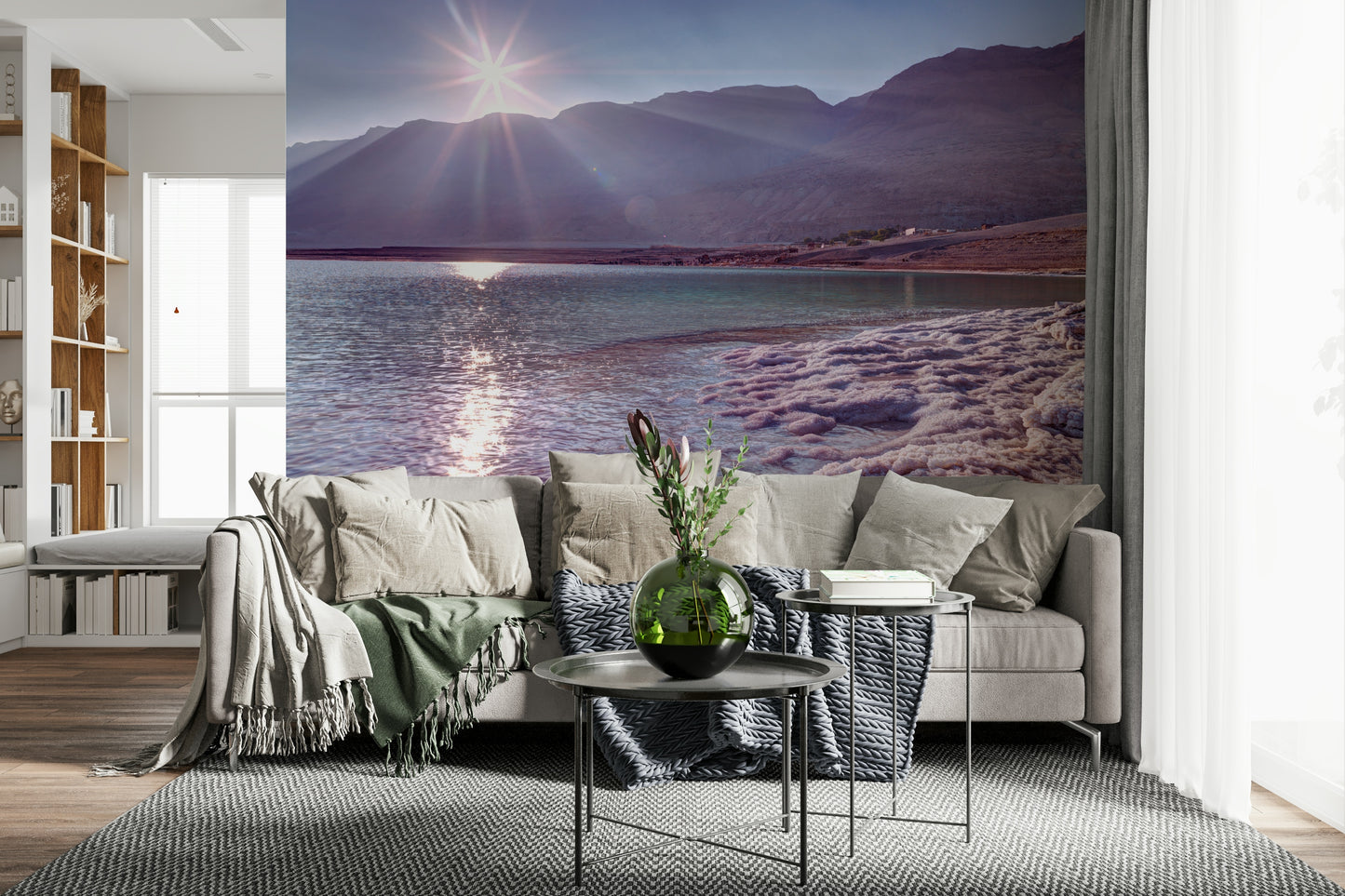 Dead Sea Sunset Wall Mural