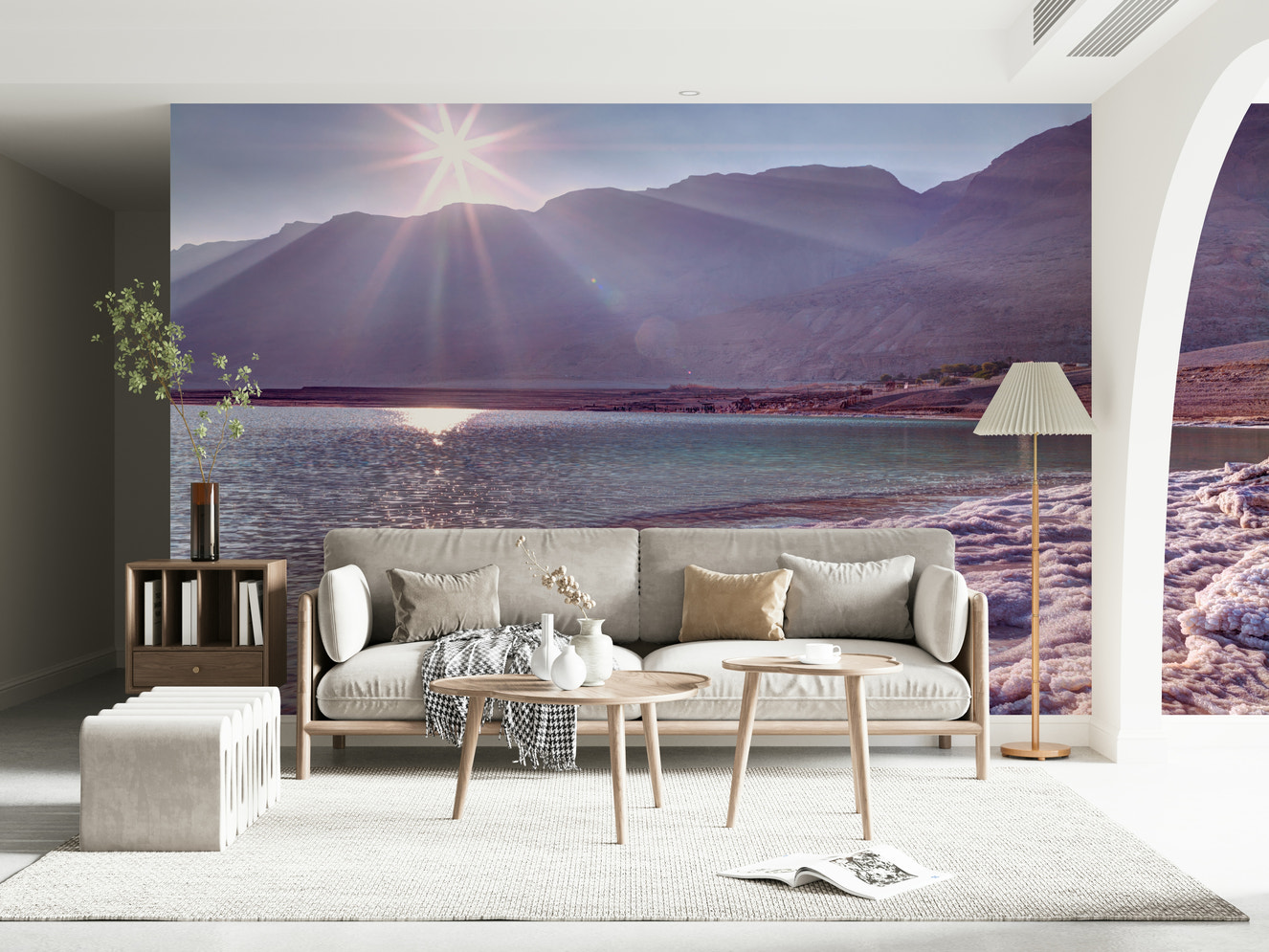 Dead Sea Sunset Wall Mural