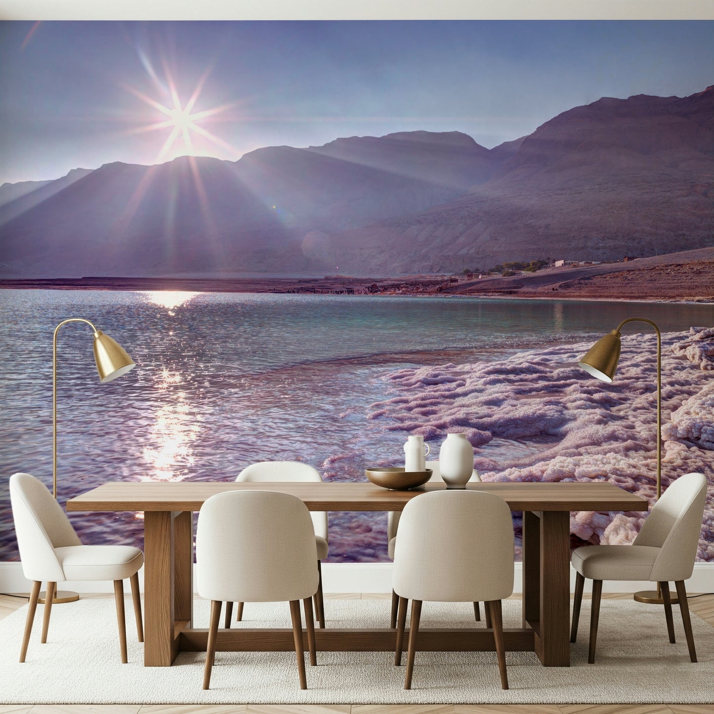 Dead Sea Sunset Wall Mural