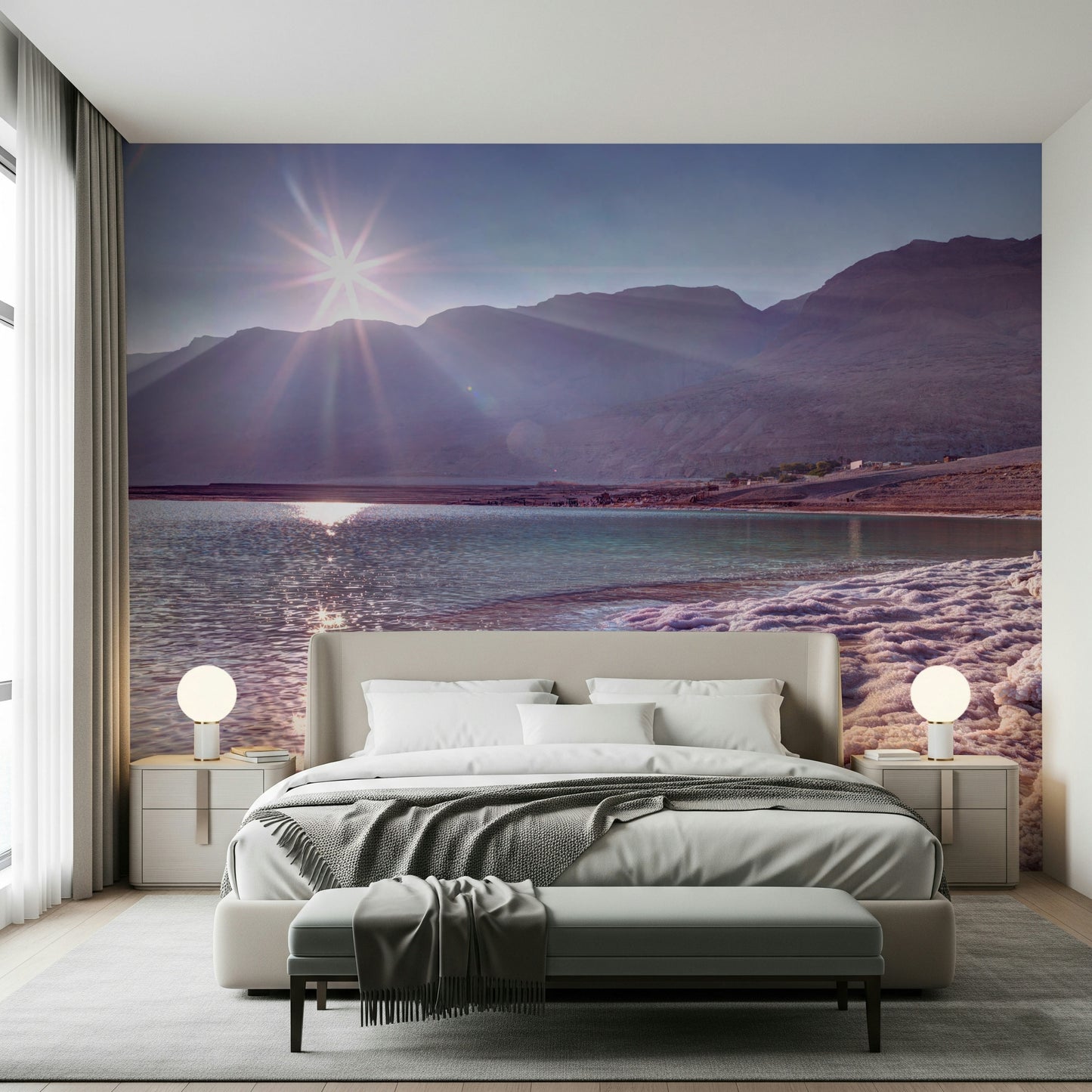 Dead Sea Sunset Wall Mural