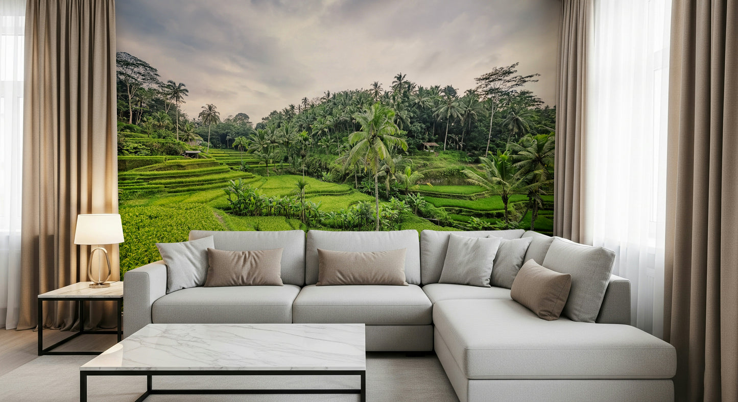 Bali Rice Terraces Wall Mural