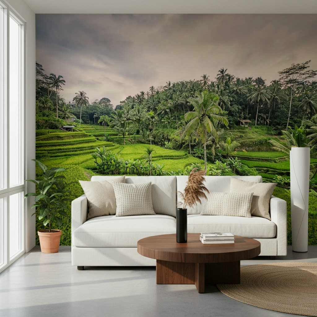 Bali Rice Terraces Wall Mural