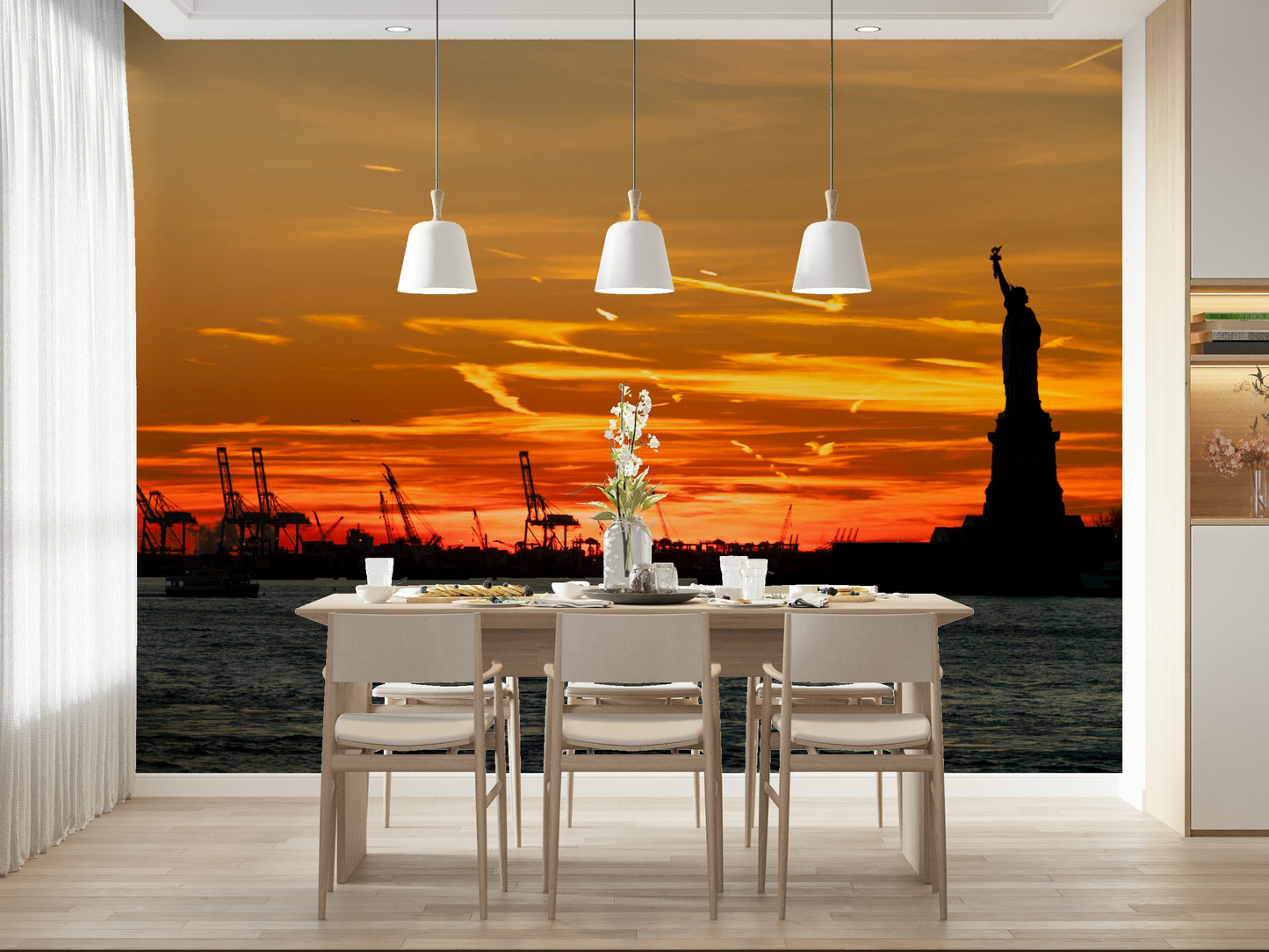 Liberty Sunset Wall Mural
