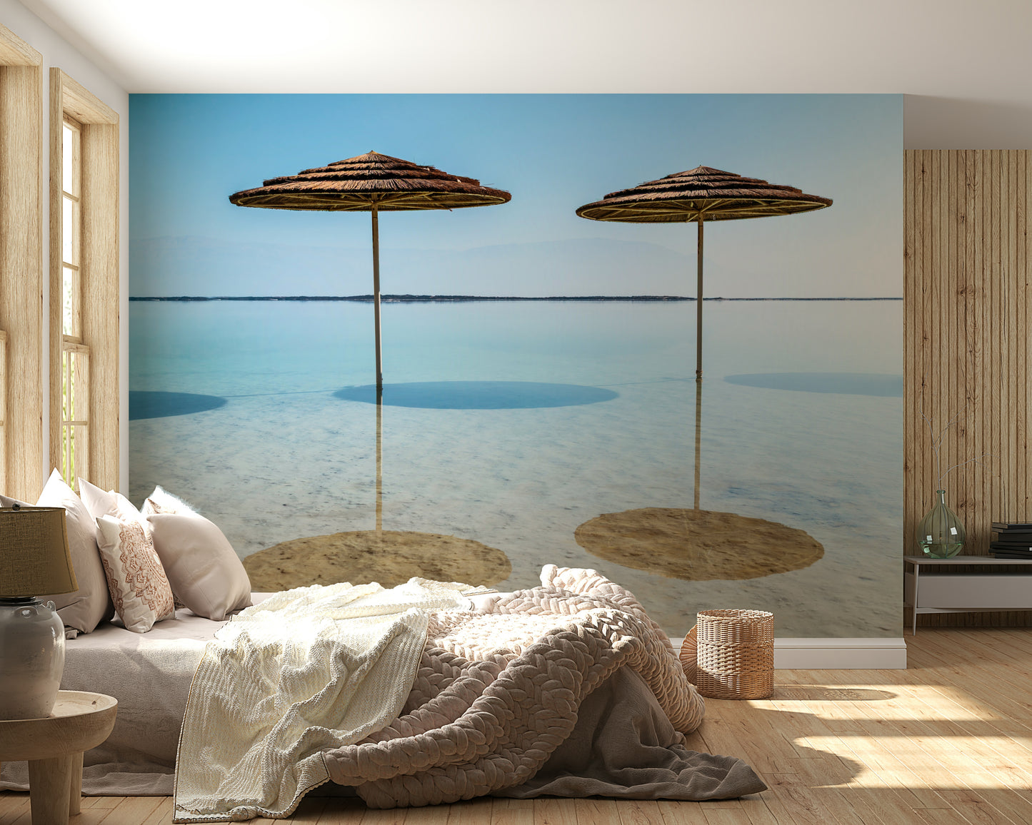 Beach Parasols Wall Mural