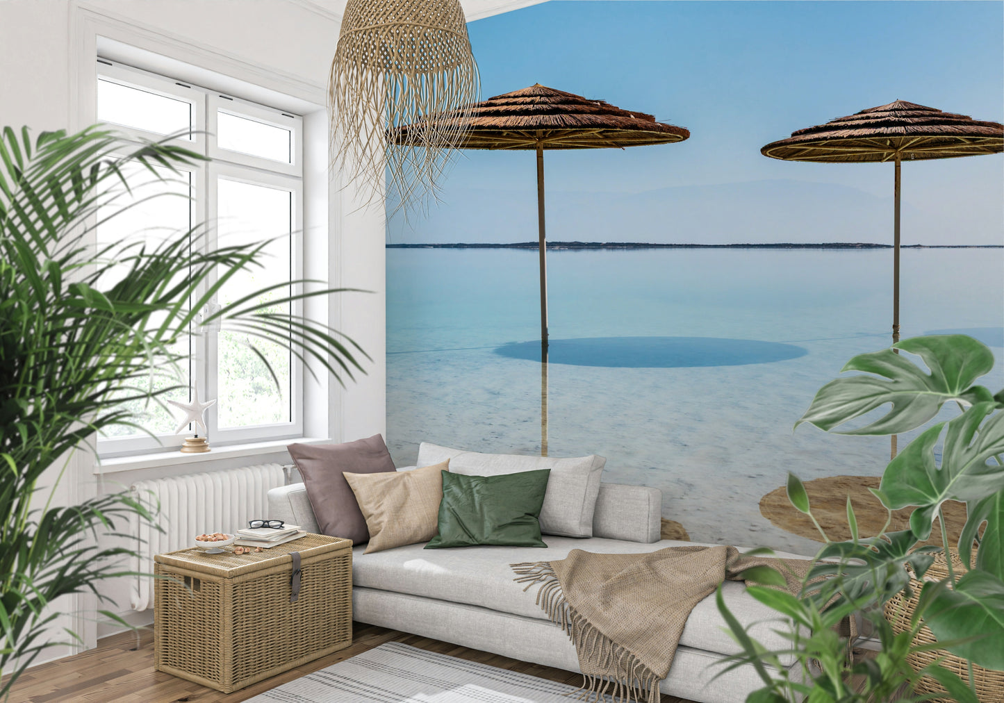 Beach Parasols Wall Mural