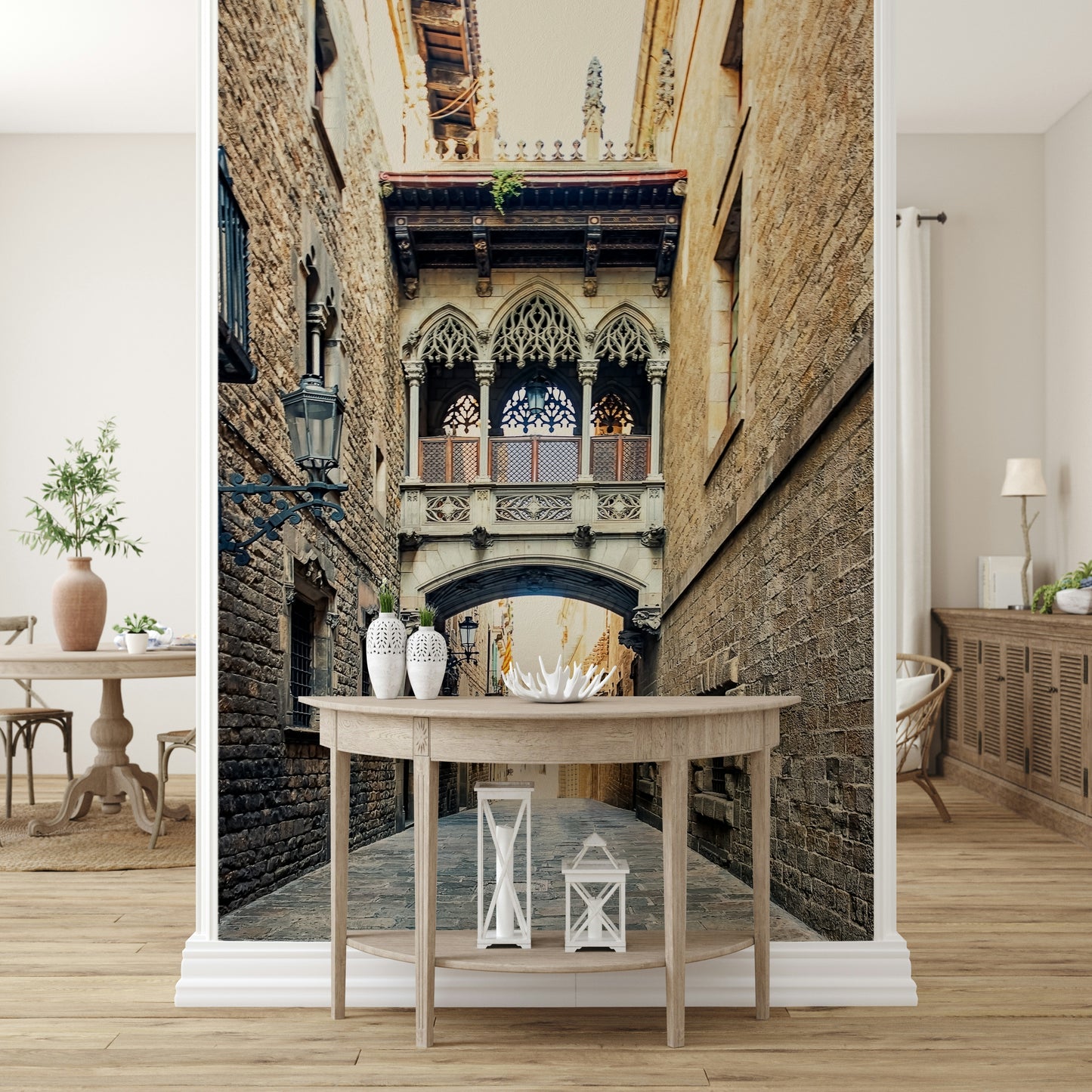 Gothic Quarter Archway Wall Mural