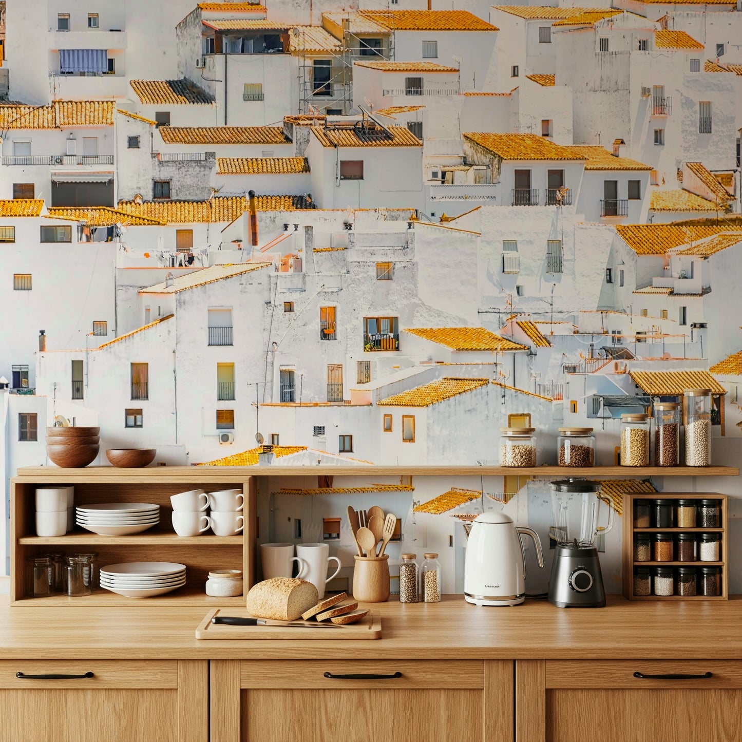 Andalusian Village Wall Mural