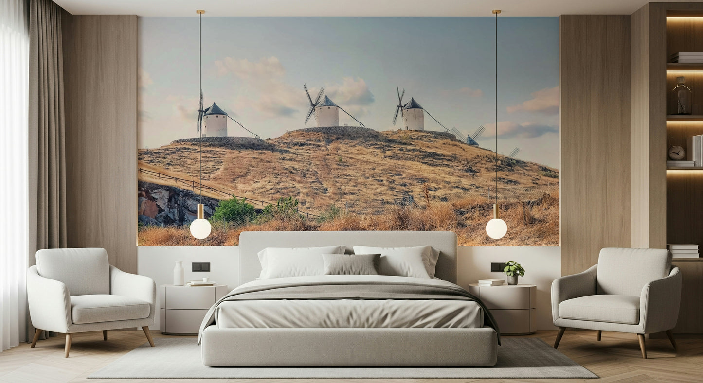 La Mancha Windmills Wall Mural