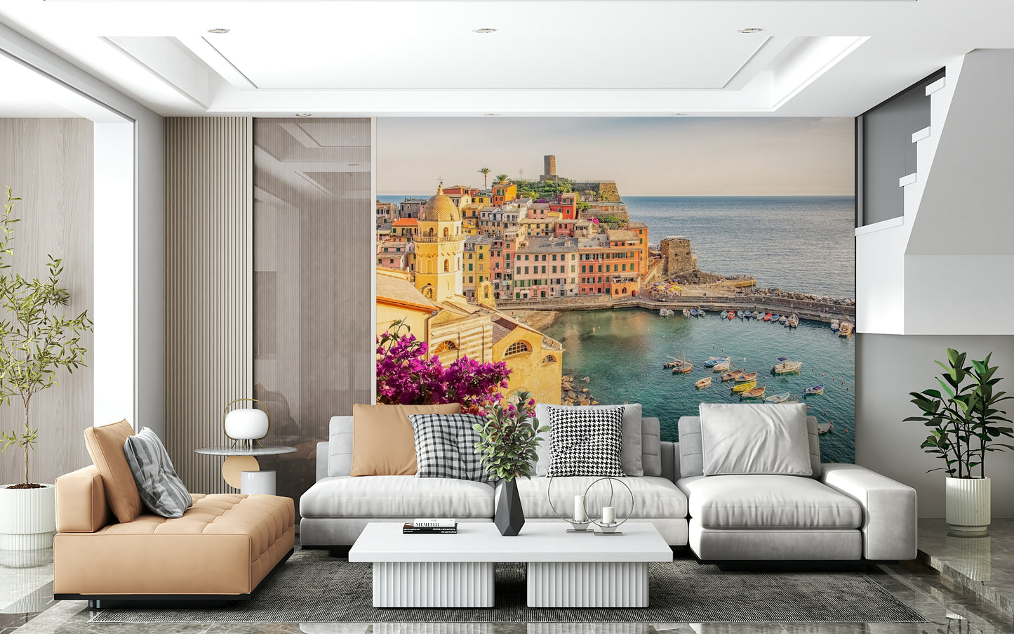 Italian Riviera View Wall Mural
