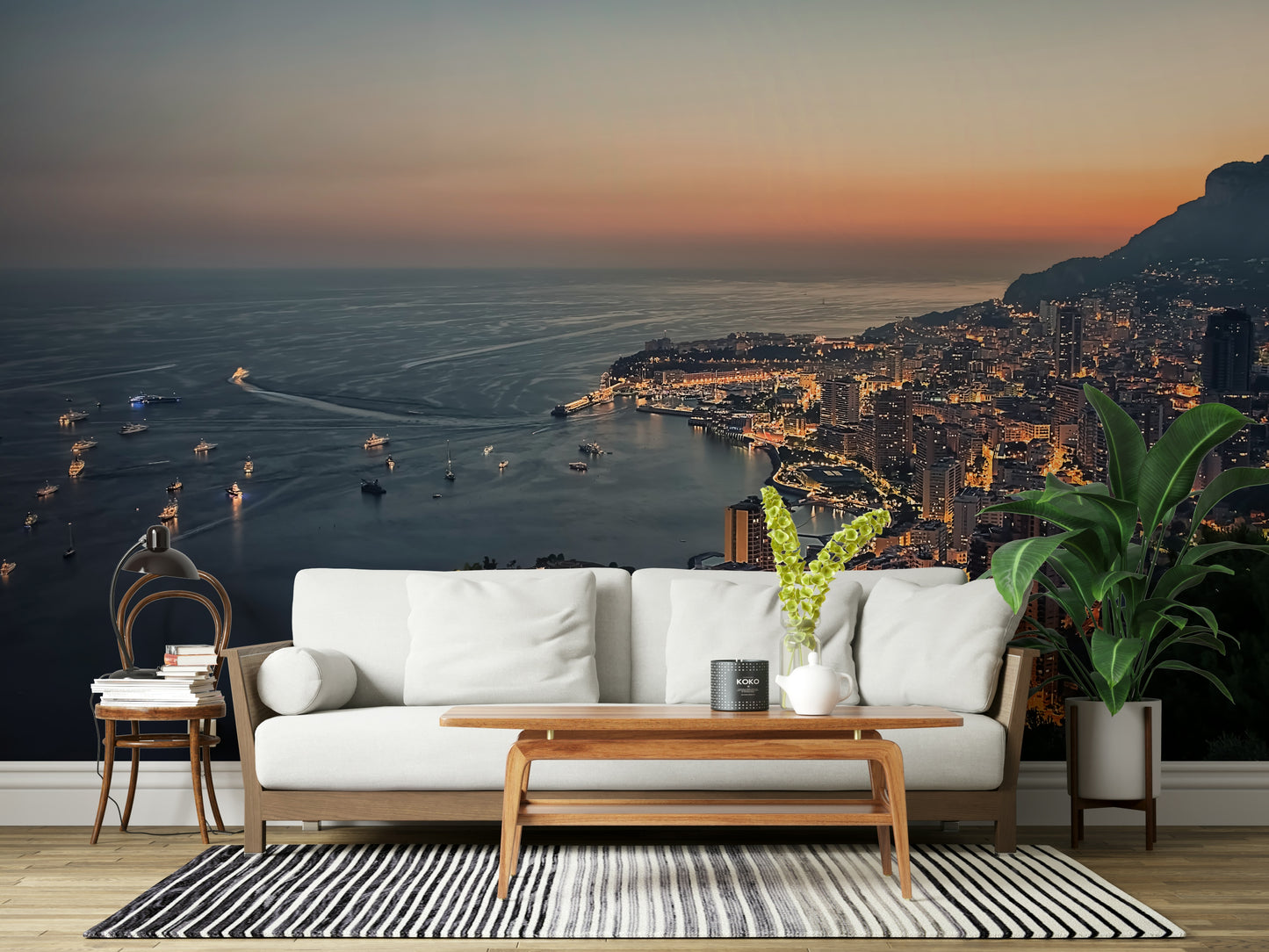 Monaco Nights Wall Mural