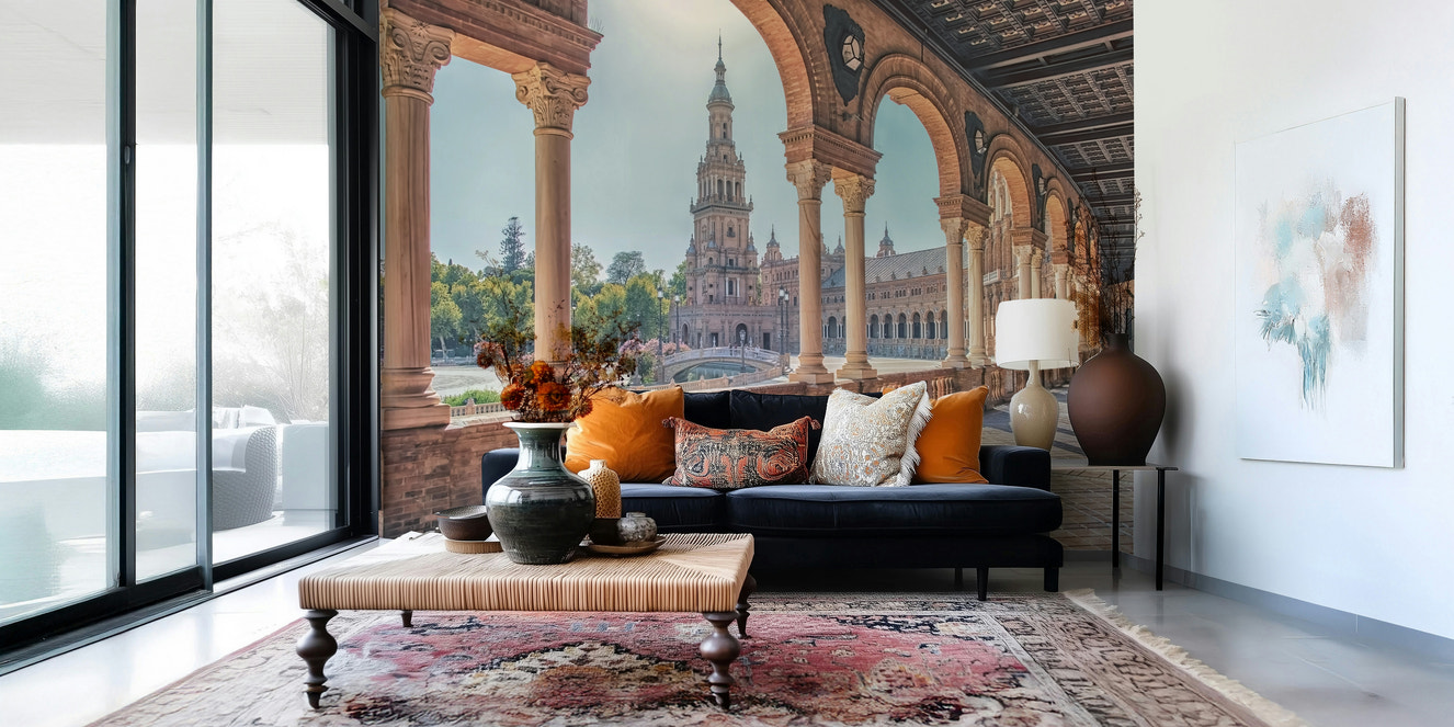 Plaza España: Timeless View Wall Mural