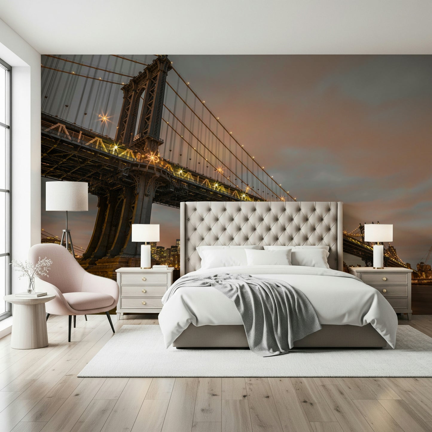 Manhattan Dusk Wall Mural