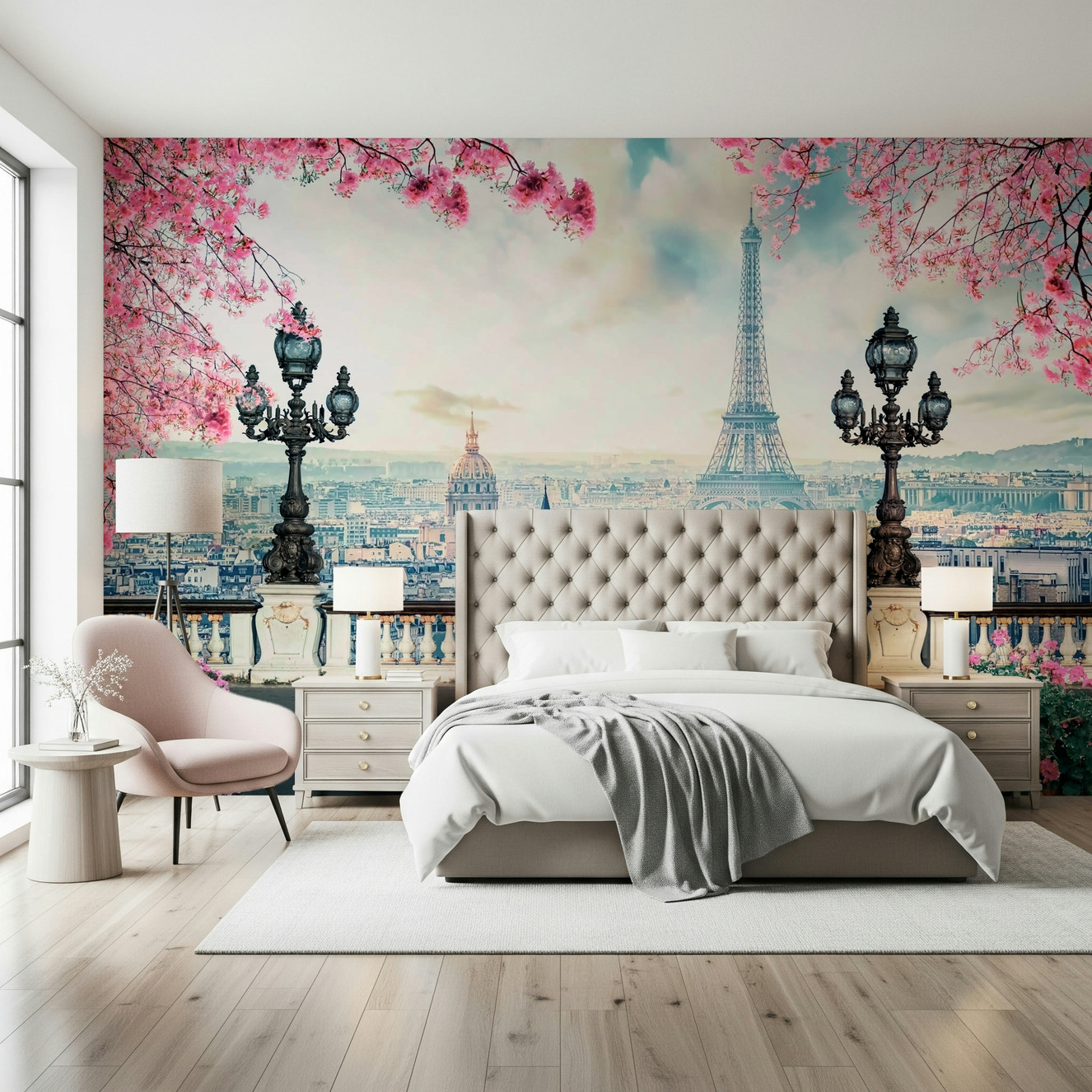 Spring in Paris Wall Mural
