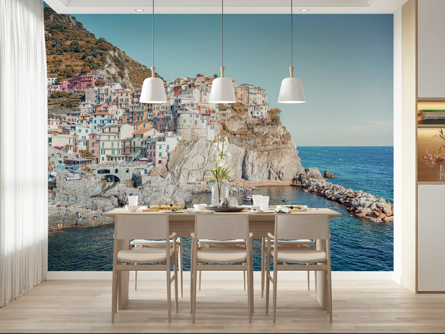 Cliffside Homes View Wall Mural