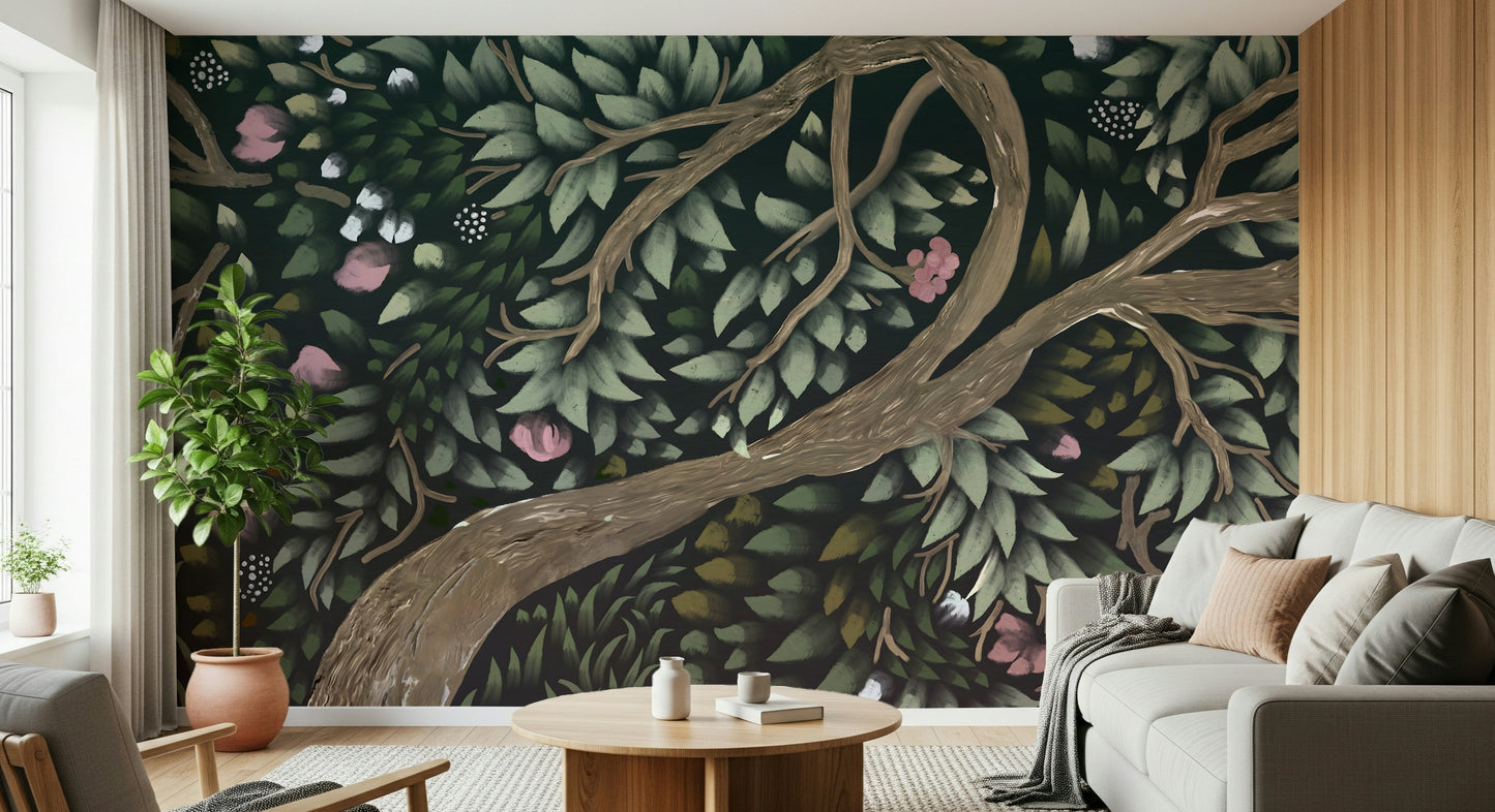 Floral Canopy Dream Wall Mural