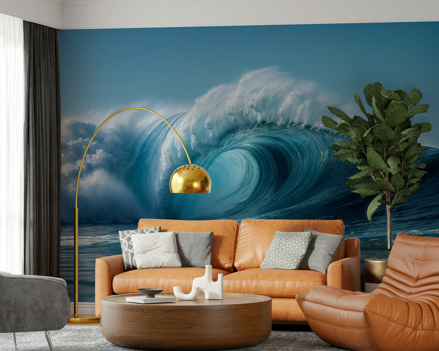 Crashing Tide Wall Mural