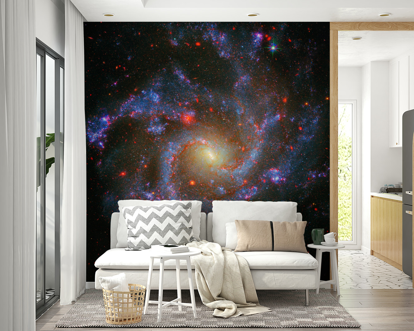 NGC 5468 Galaxy Wall Mural