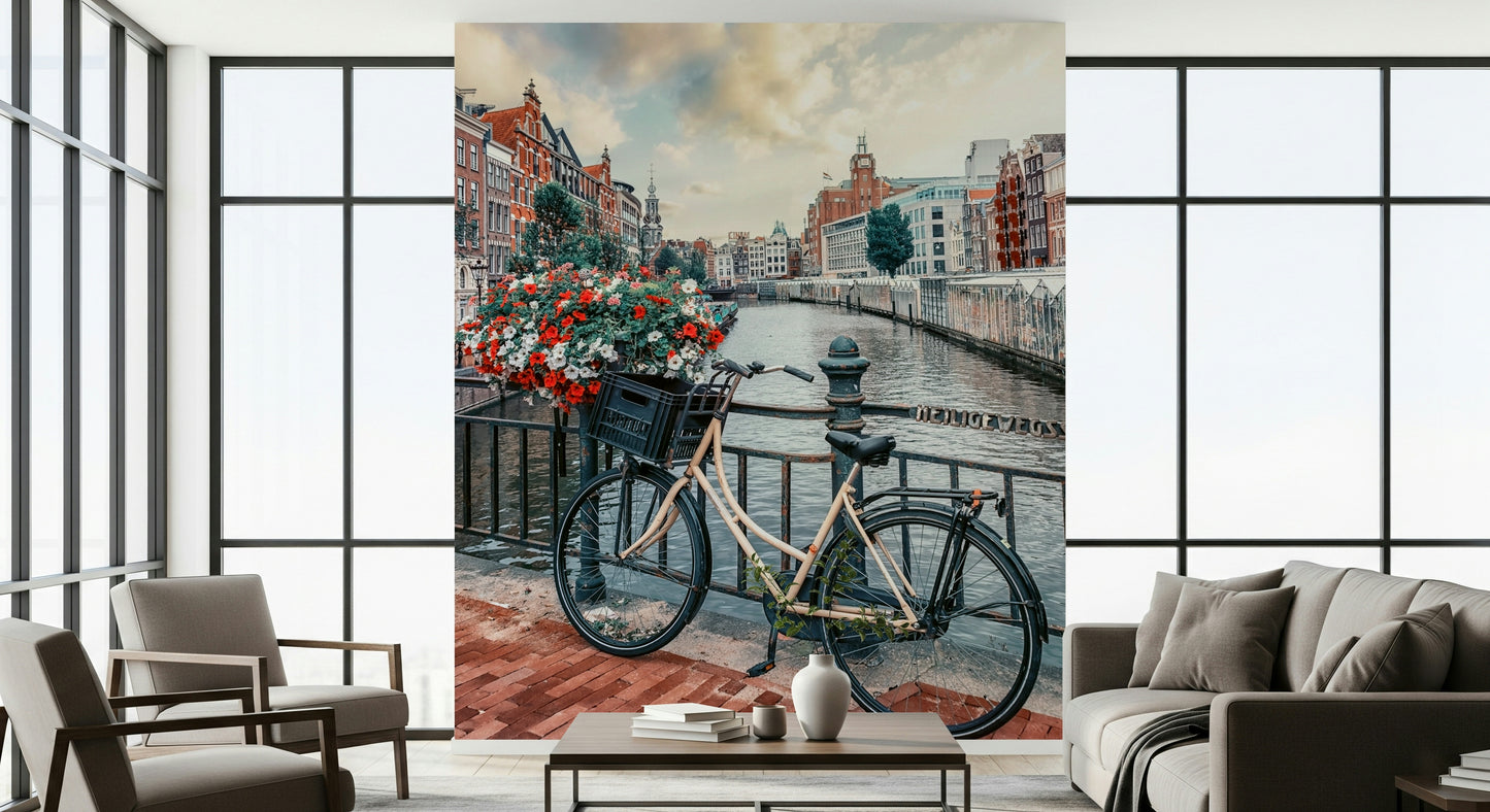 Amsterdam Canal Ride Wall Mural