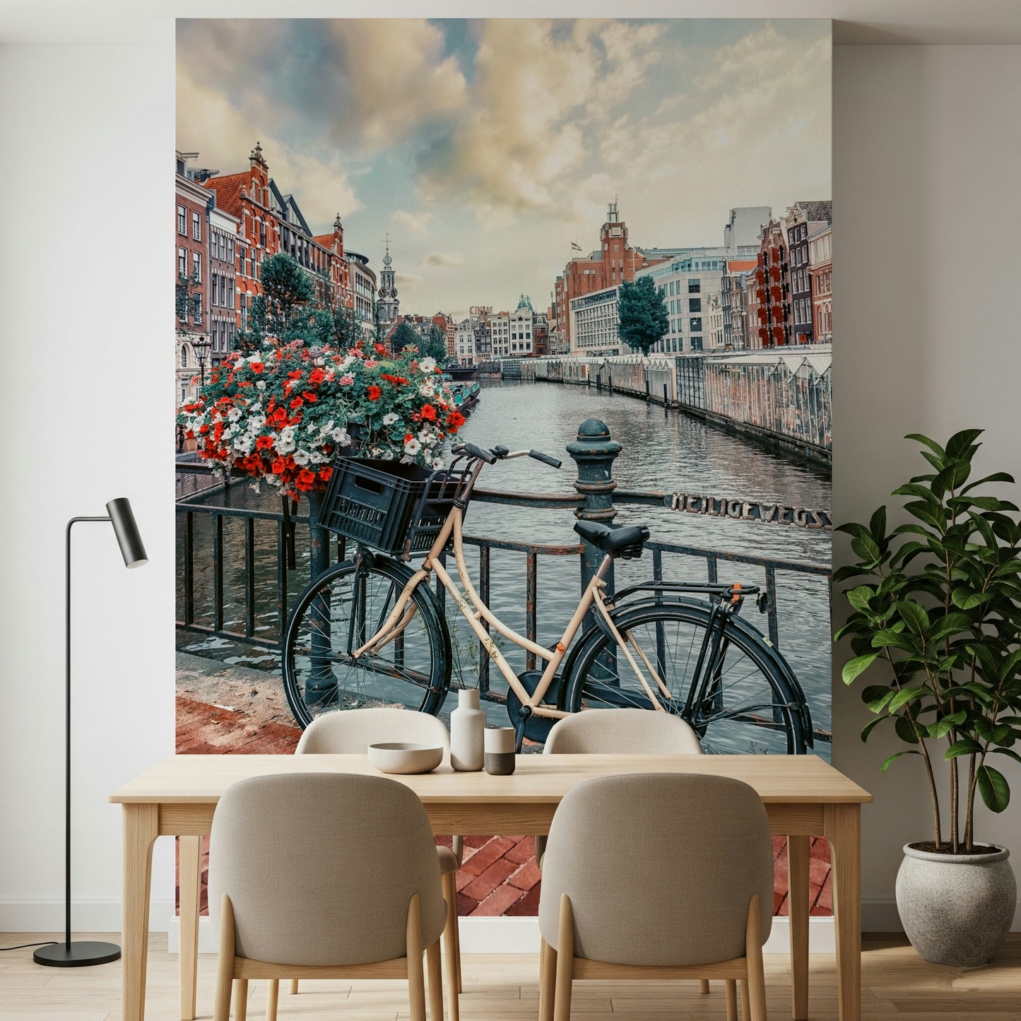 Amsterdam Canal Ride Wall Mural