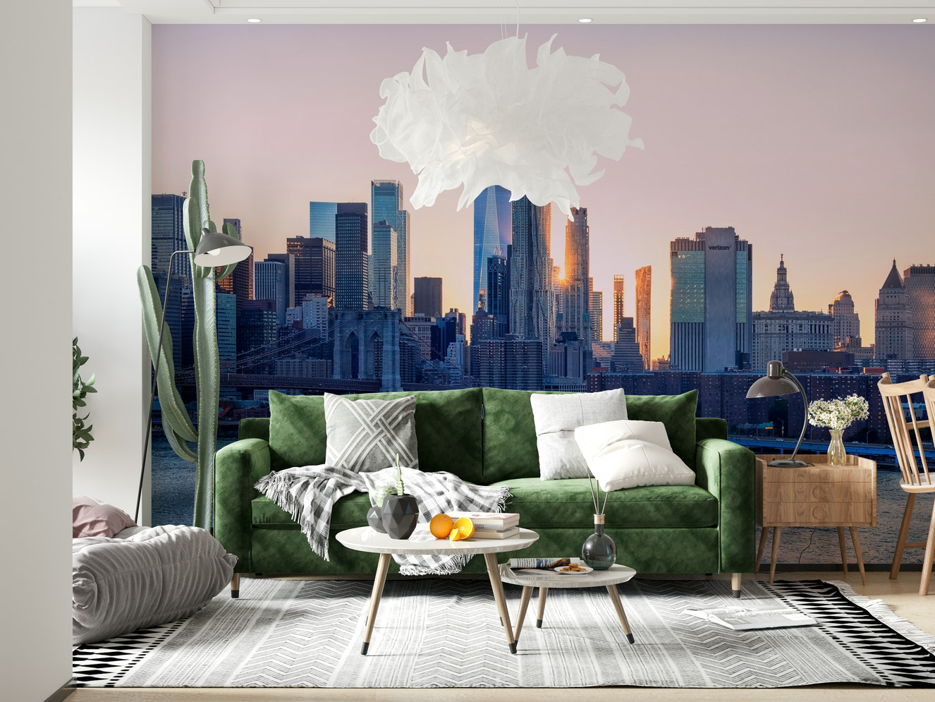 NYC Skyline Dream Wall Mural