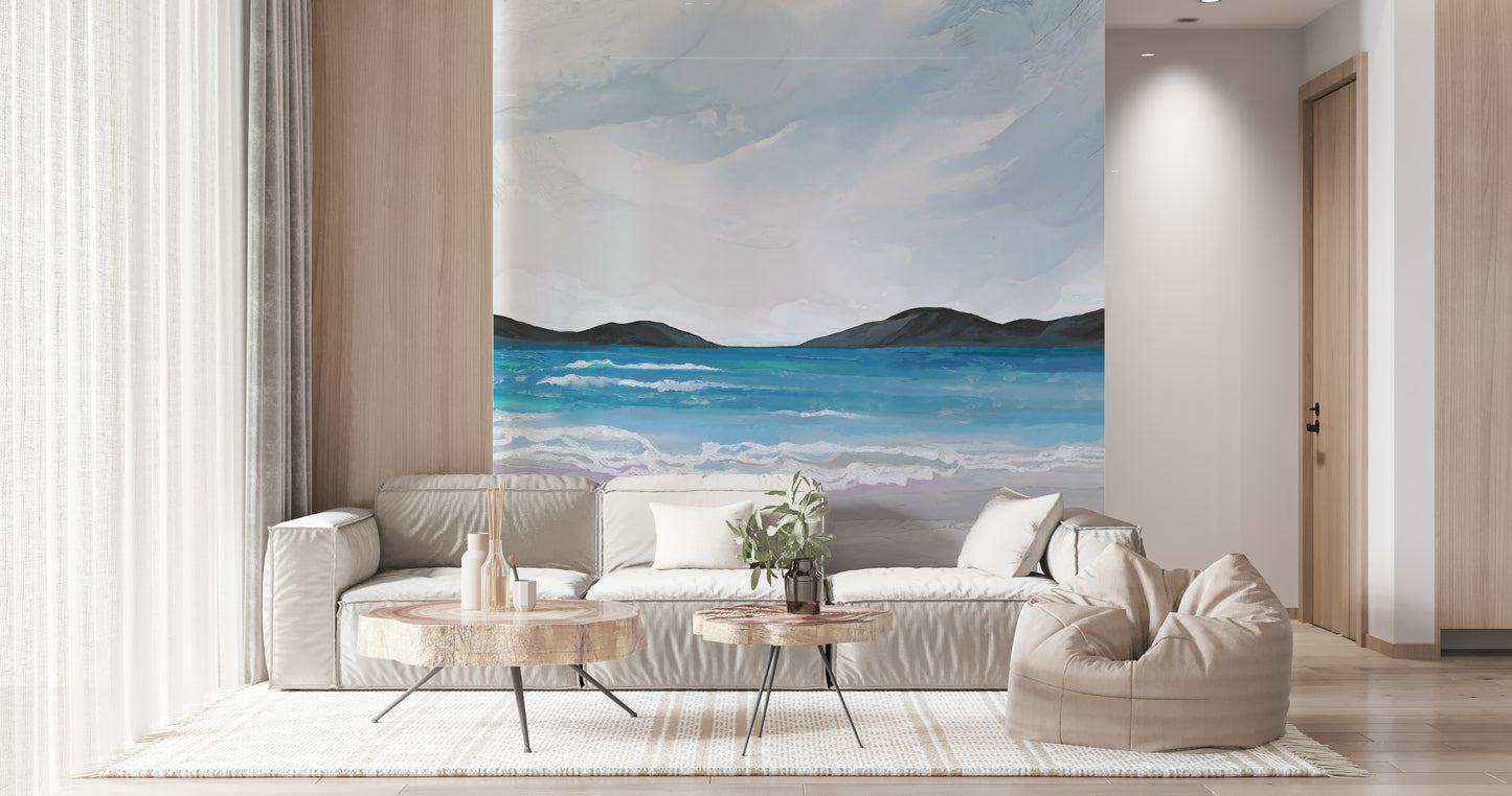 Coastal Scene Wall Mural