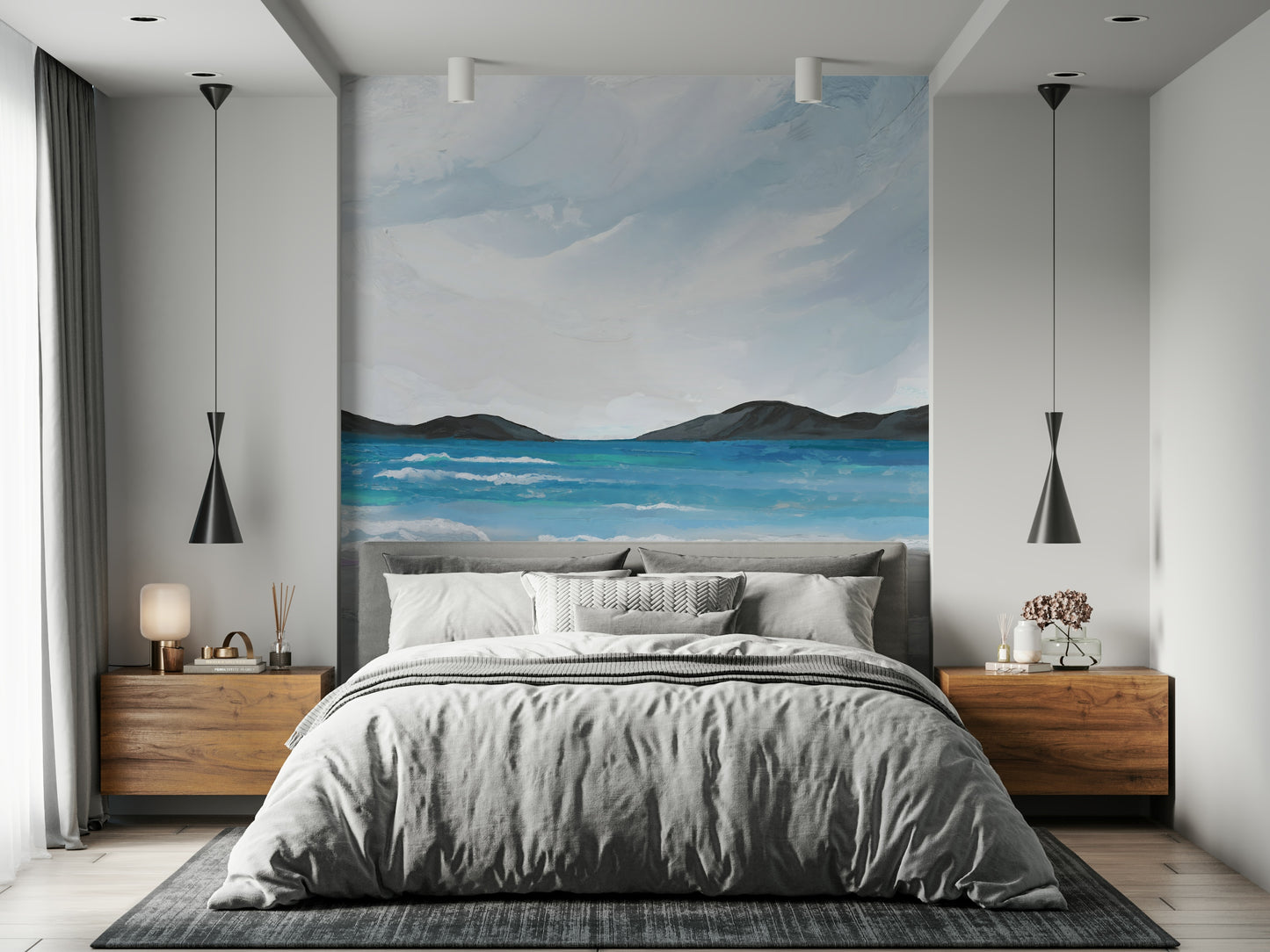 Coastal Scene Wall Mural